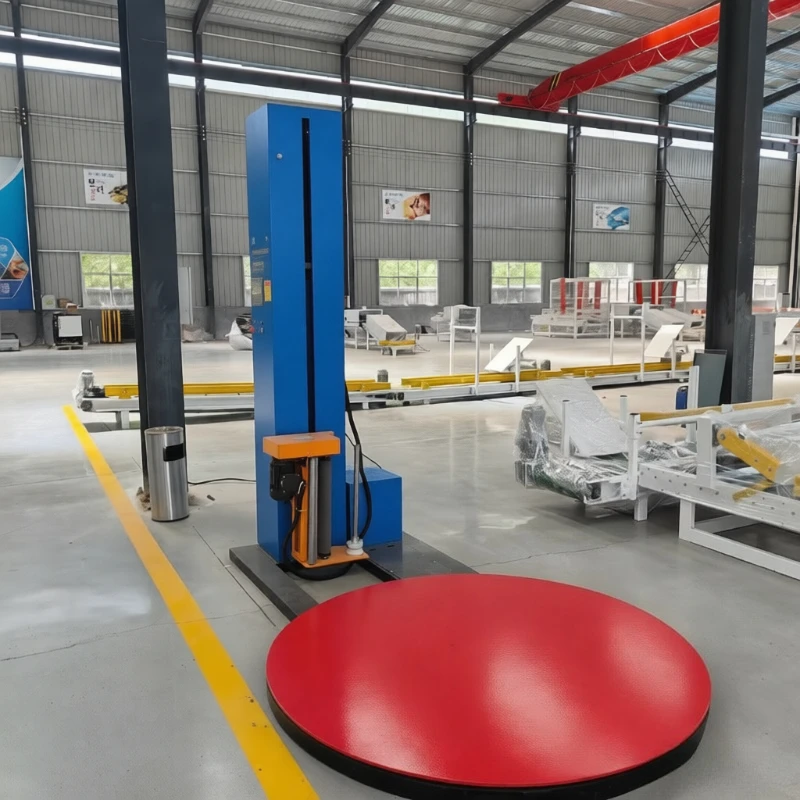 

Factory Supply Pallet Wrapping Machine High Speed Film Wrapping Machine Tray Turntable Stretch Film Wrapping Machine
