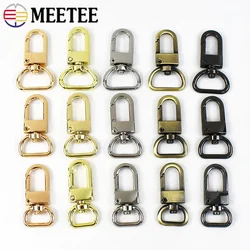 5/10Pcs Meetee 13/16/19mm Metal Belt Buckle Lobster Trigger Clasp Snap Hook Keychain Carabiner for Bag Clip Hardware Accessories