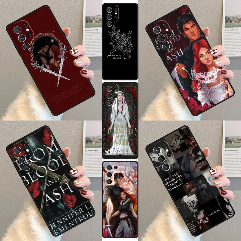 From Blood And Ash Phone Case For Samsung Galaxy S23 S21 S20 FE S24 S22 Ultra Note20 S10 S9 S8 Plus Silicone Cover