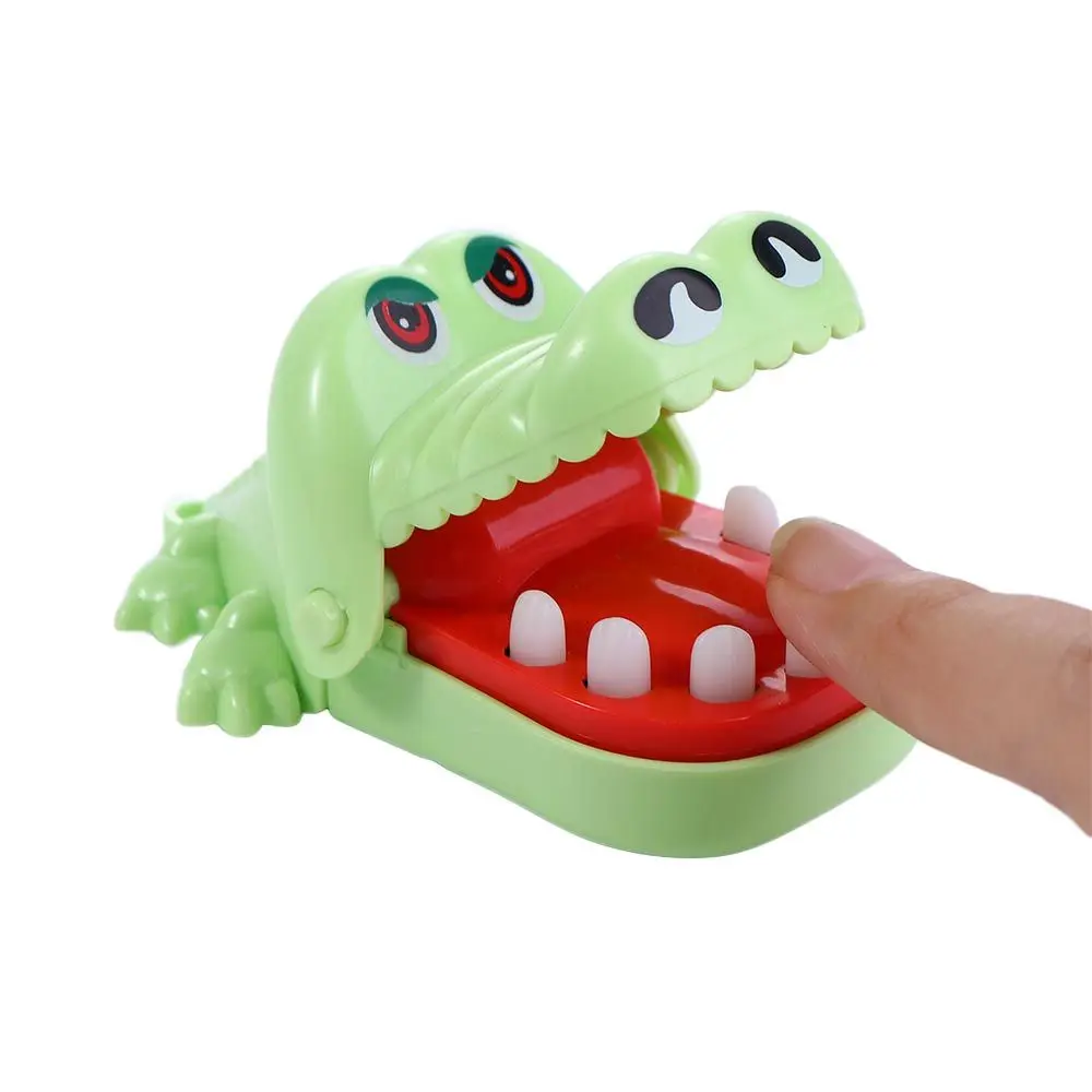 Practical Toy Mini With Keychain Novelty Toys Biting Hand Alligator Gags Toy Bite Finger Game Crocodile Toys Crocodile Mouth