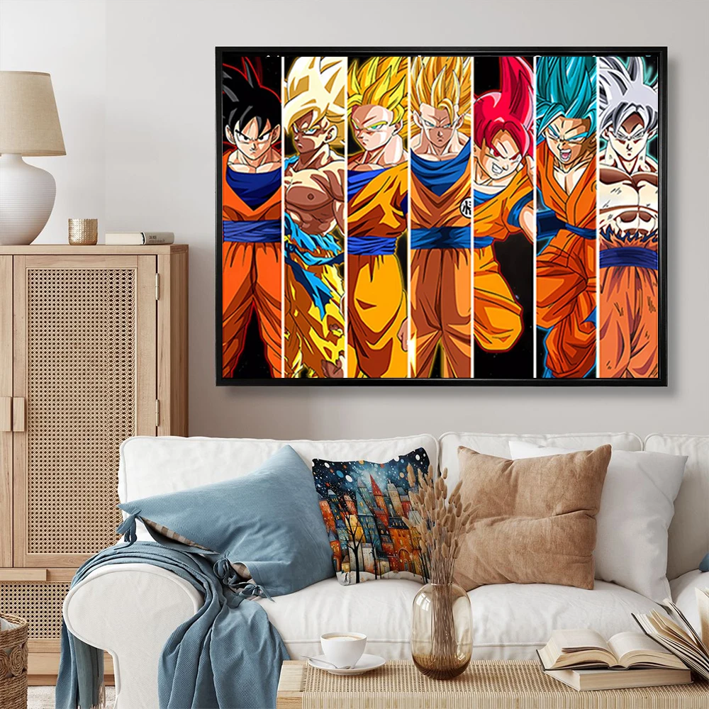 5D Diamond Painting Anime Supe - Resin Art Goku ulasan dan harga