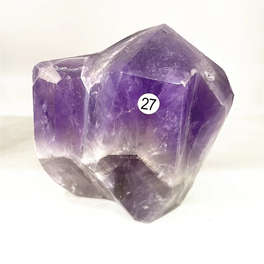 

1.45kg Natural Purple Amethyst Quartz Crystal Wand Point Obelisk Healing LA27