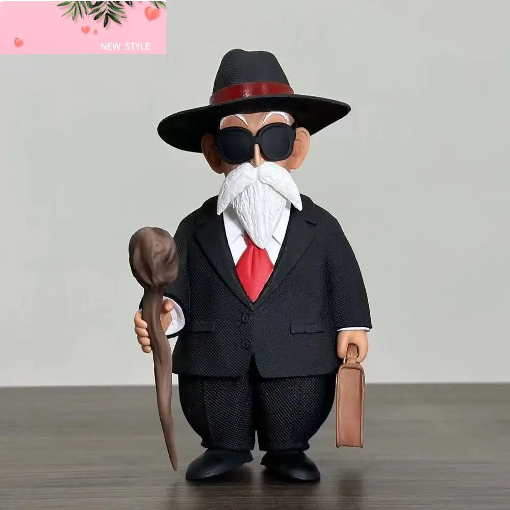 

Новый Dragon Ball Master Roshi, одежда в западном стиле, стоячая аниме-фигурка, 16 см, коллекция статуй из ПВХ, украшение для рабочего стола, подарки для детей