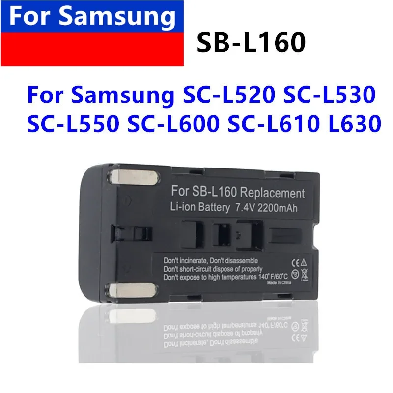 

Аккумулятор для SAMSUNG SB-L160 SB L160 SB-L110A SB L110A SB-L320 SBL320 SB-L480 SBL480 SC-L520 SC-L530 SC-L550 SC-L600 SC-L610 L630