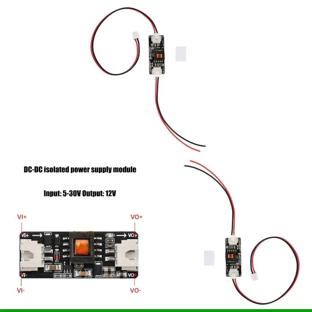 

U55C High Efficiency Isolated Power Module Input 5-36V Output 12V Power 5W Converter For Development Board Projects