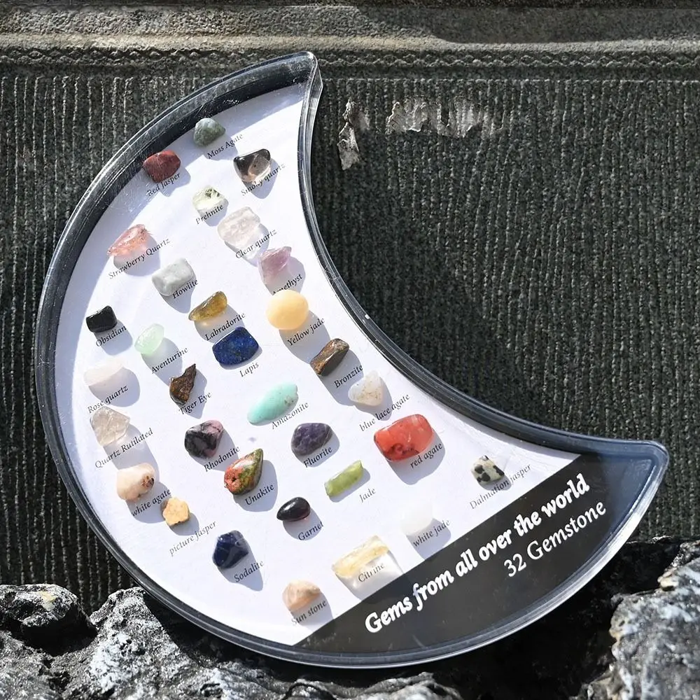 32 шт., натуральный камень в форме Луны