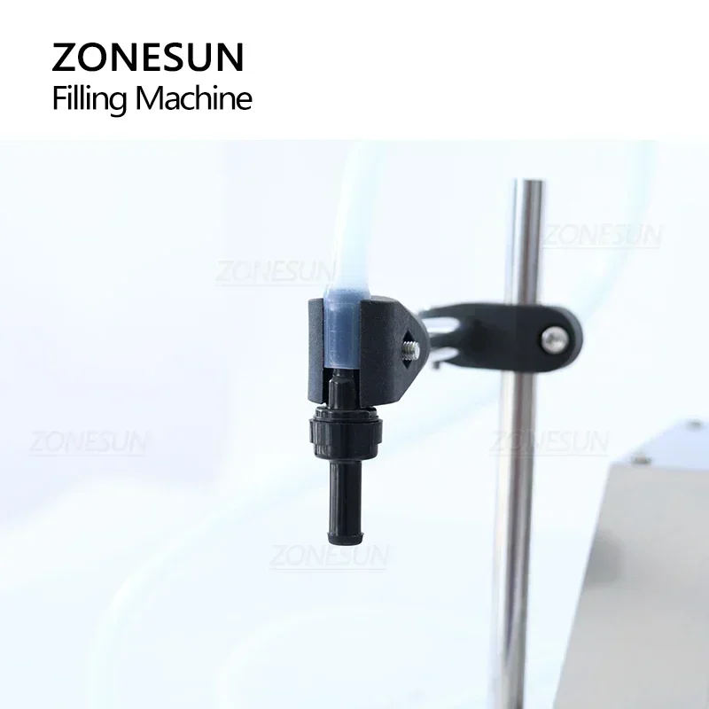 ZONESUN Liquid Filling Machine Digital Control Drink Perfume Juice Milk Small Bottle Jar Diaphragm Pump Filler Packing ZS-GFK160