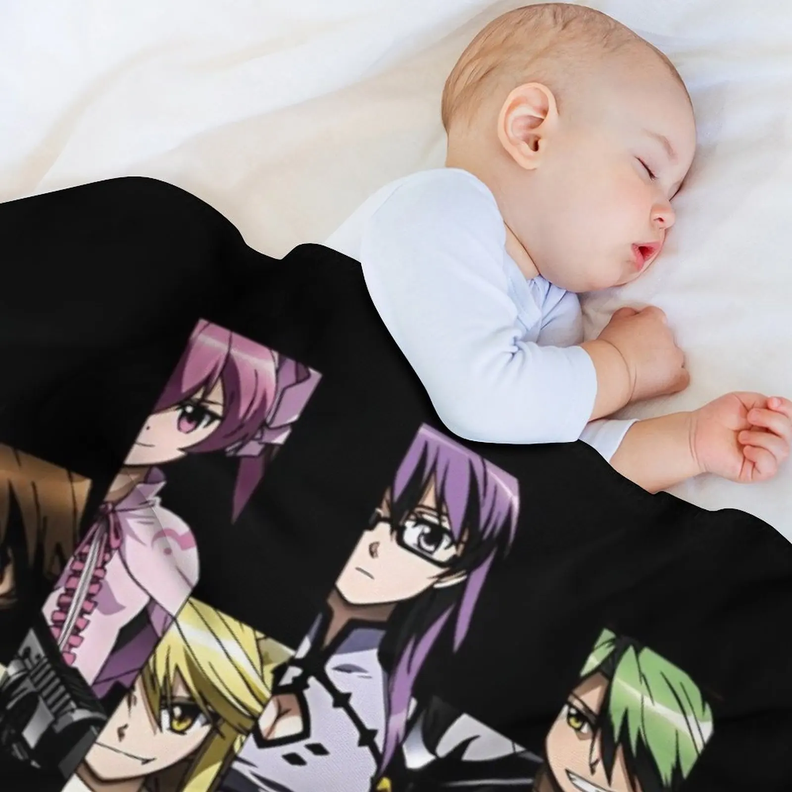Akame ga Kill Throw Blanket لطيف ثقيل للنوم، بطانيات رقيقة فاخرة