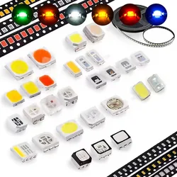 100pcs 0402 0603 0805 1206 3528 Smd Led Red Yellow Green White Blue Orange Purple Light Led Bulbs Light Emitting Diode