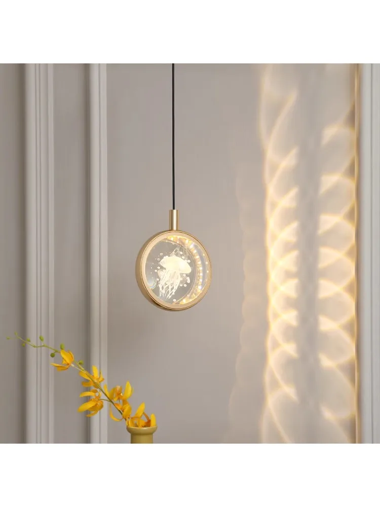 Advanced room light Modern simple bedside chandelier Small chandelier light