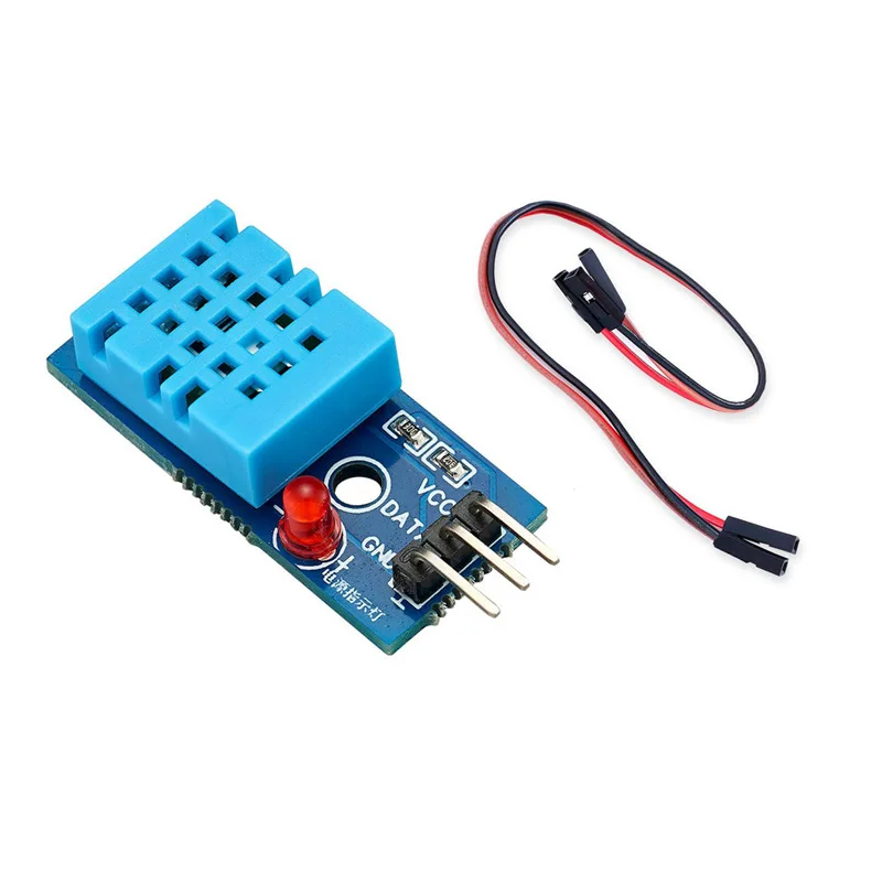 Spot DHT11 Temperature and Humidity Module Wholesale with Adapter Board Single Bus Output Digital Signal Humidity Sensor