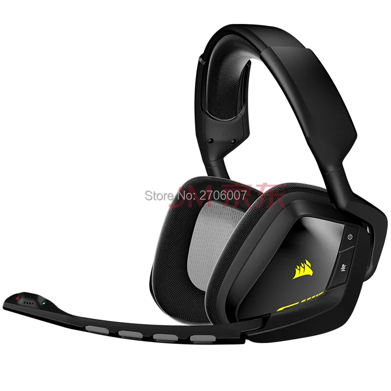 Peças de manutenção, almofada de substituição para corsair void pro rig, fone de ouvido sem fio para jogos, som não destrutivo, protetores de ouvido