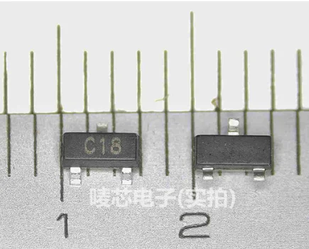 20PCS/50PCS/100PCS/1000PCS   ESD18V23T-2C ESD18V23T  ESD diode SOT-23   Silk screen C18  New and Original In Stock