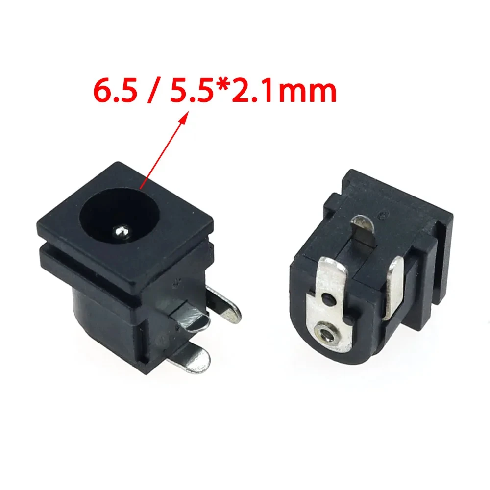 5 Stück DC-Buchsen DC062 5,5 * 2,1mm 2,5 6,3X3,0 Pin 6,5 * 3,0 5,5 X 2,1 / 2,5 MM Weibliche DC-Strombuchse Ladeanschluss-Stecker – Detail 2