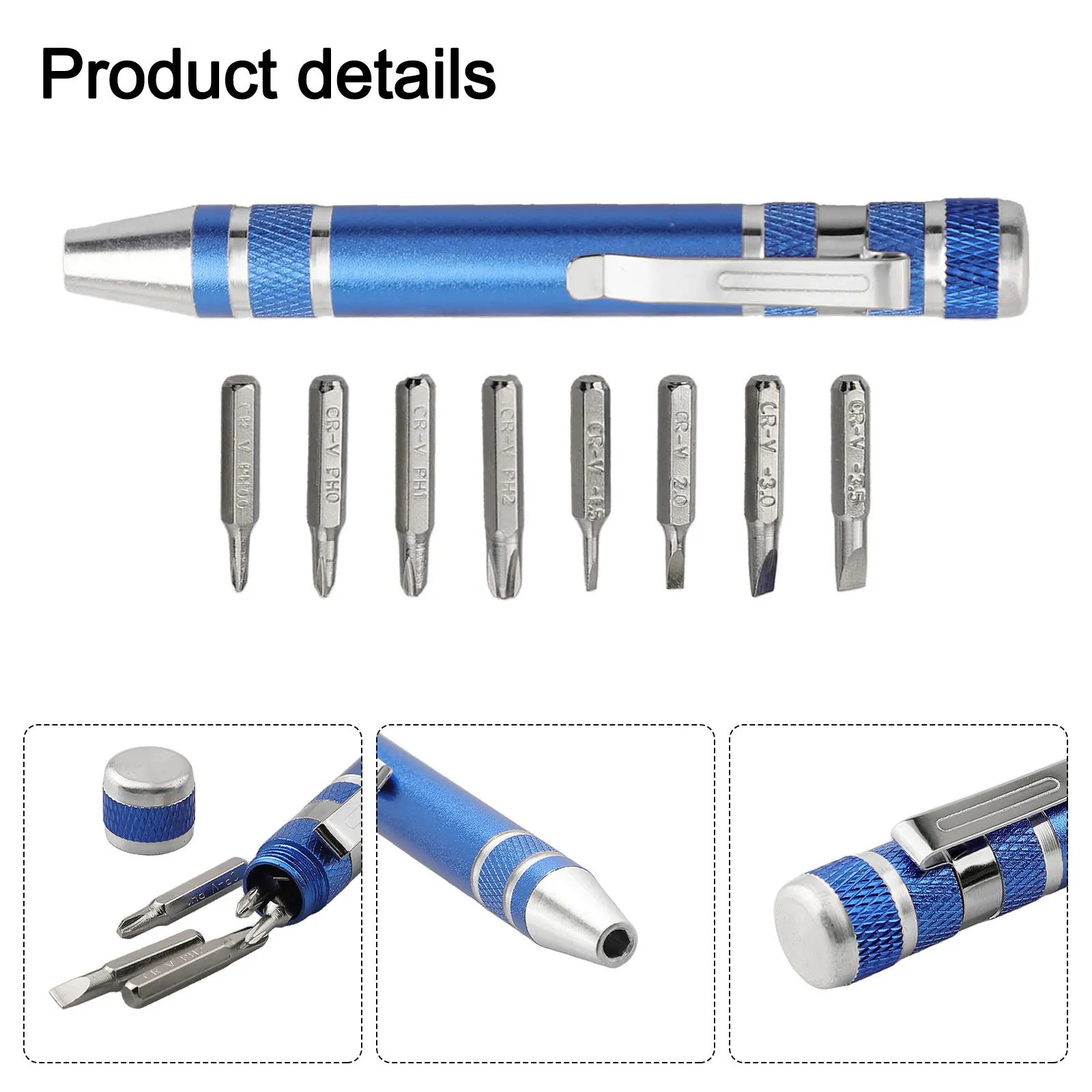 Pocket Or Toolbox Storage Pocket Screwdriver Pen Portable Screwdriver Multi-function Cross Head For Work Projects