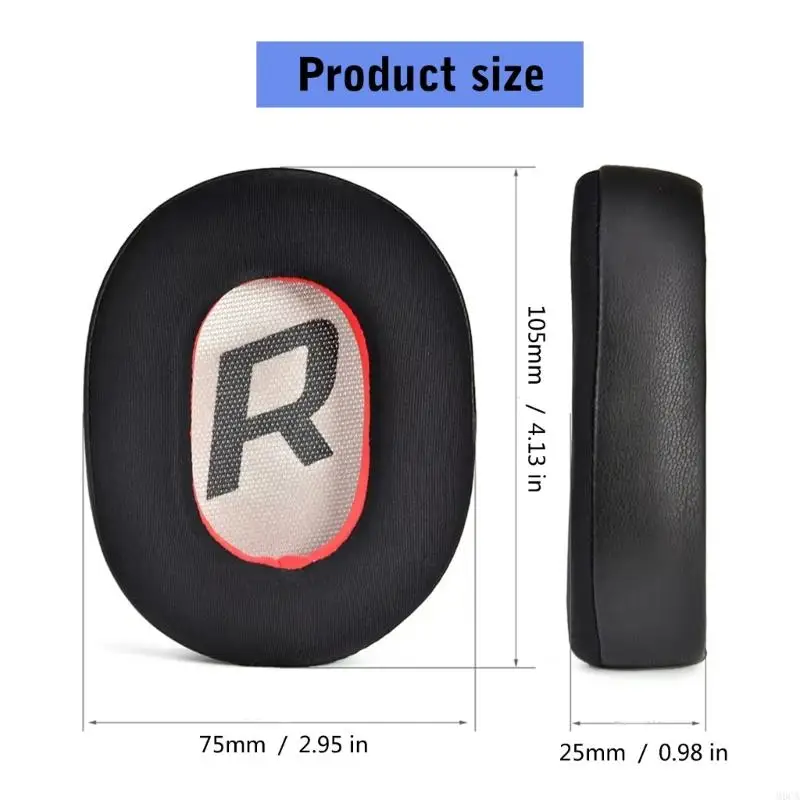 M6CA Gel Ear Cushions Replacement For 8200UC Headphones Sleeves Comfort and Noise Isolation - Image 6