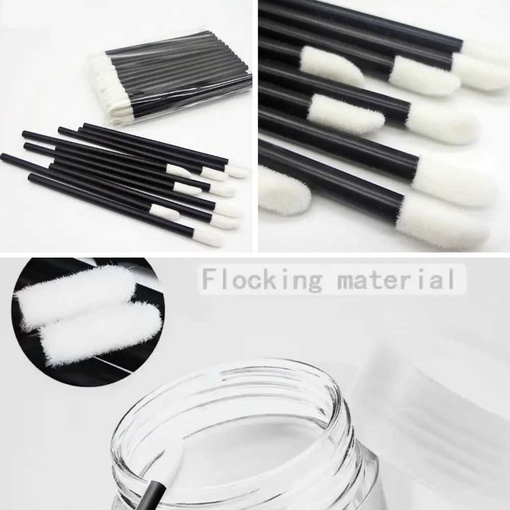 일회용 립 브러쉬 위생적인 립스틱 글로스 어플리케이터 완드 전문 메이크업 도구 화장품 브러쉬 뷰티 액세서리