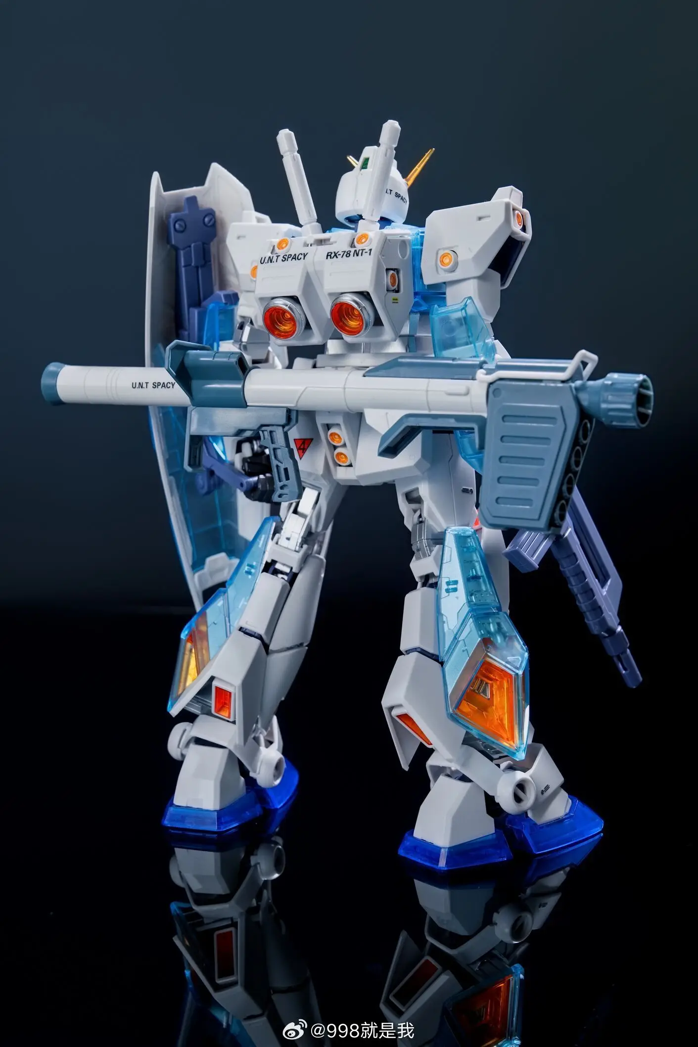 YIMING MODEL YM-001 MG 1/100 RX-78 NT-1 Full Armor Equipment Pure