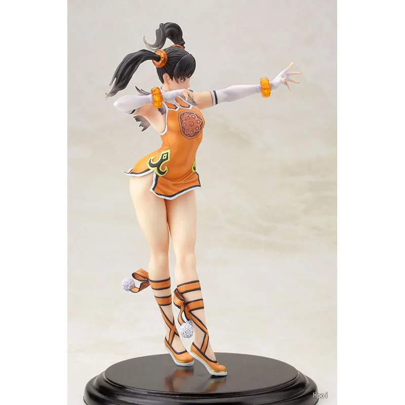 Original Genuine Kotobukiya Tekken Bishoujo Statue Ling Xiaoyu 1/7 22cm Authentic Models of Surrounding Figures and Beauties