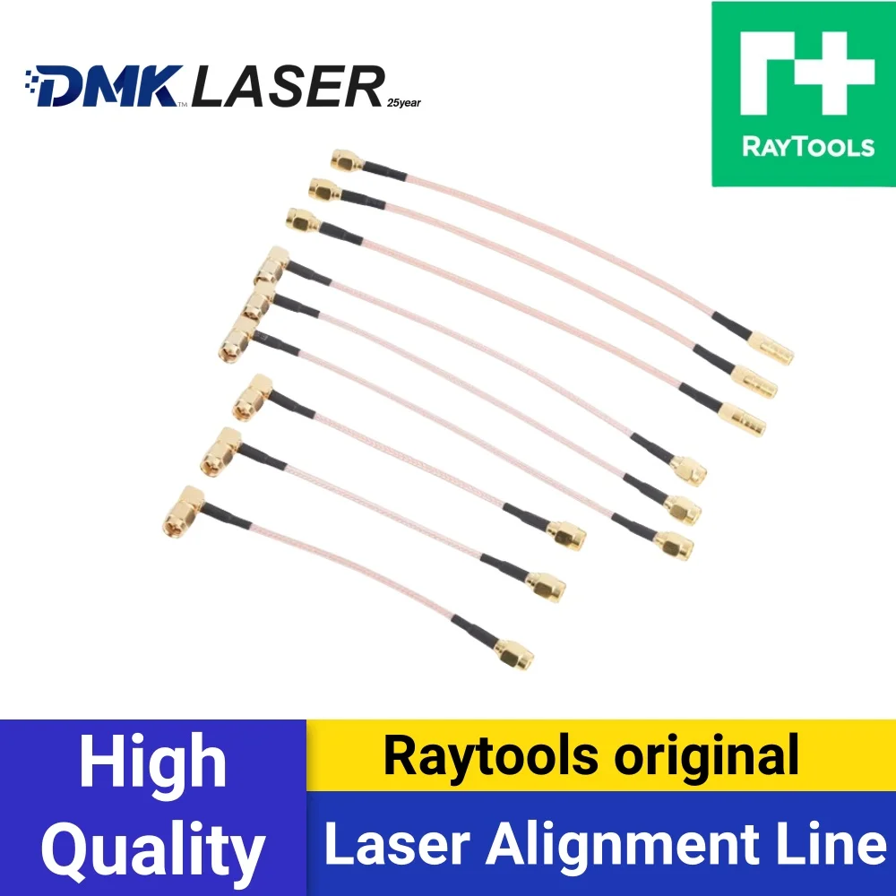 

DMK Raytools оригинальный лазерный RF/воздушный кабель, сертифицированная TTW лазерная линия для оптоволоконной резки и сварки, радиочастотный разъем