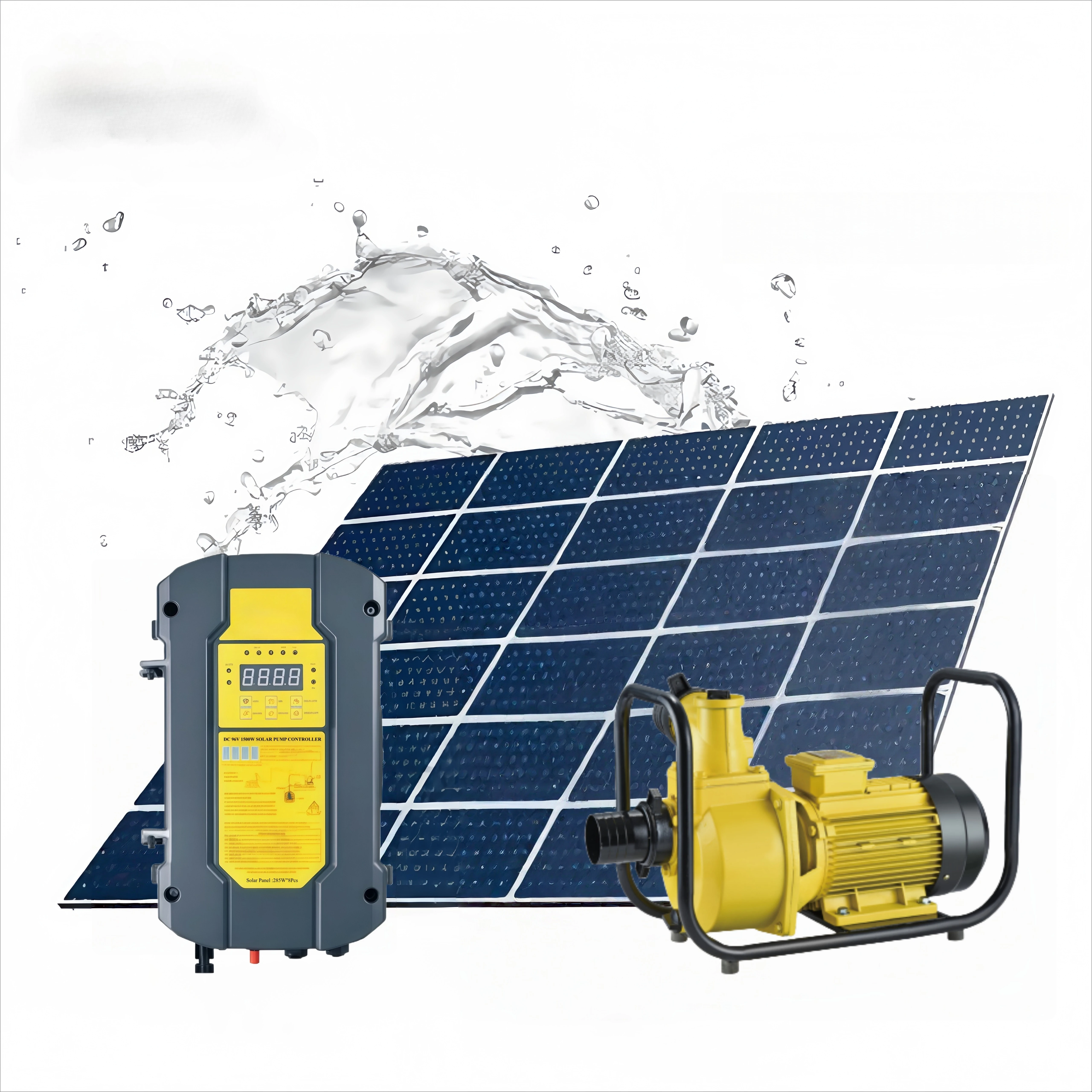 

High-Pressure Solar Submersible DC Water Deep Well Pump for Irrigation Surface Use 304 Stainless Steel LZSU17/14-144/1100