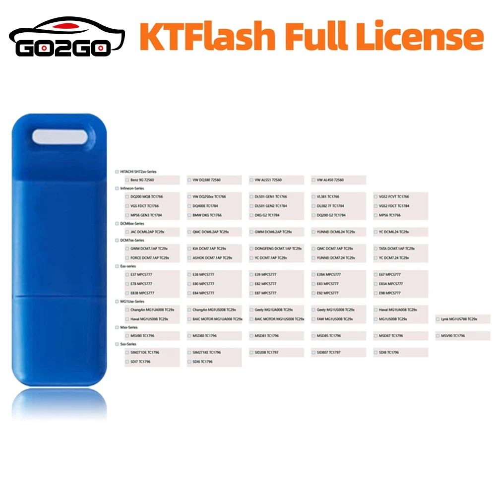 Ecuhelp - KTflash KT flash dongle with strong function software support Clone DTC remove MAP modify -working with J2534 driver