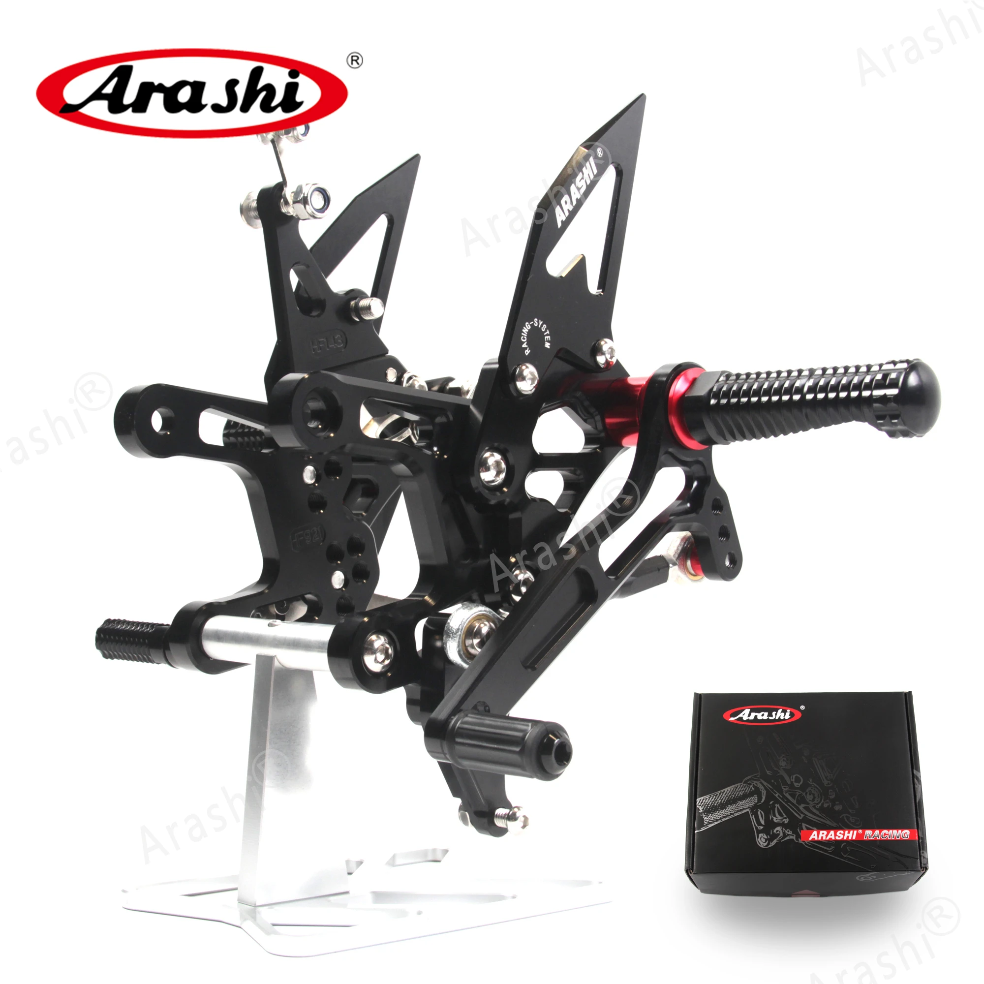 【Rein】ARASHI 5×10 Arashi CNC Adjustable Rearset For KAWASAKI ZX-10R / ZX1000 / ABS