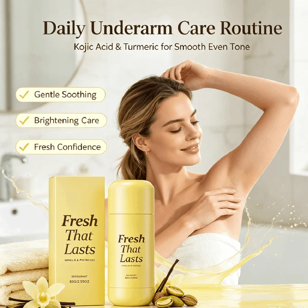 Kojic Acid Turmeric Antiperspirant Lotion Anti Sweating Lasting Freshness Underarm Deodorant Antiperspirant Stick