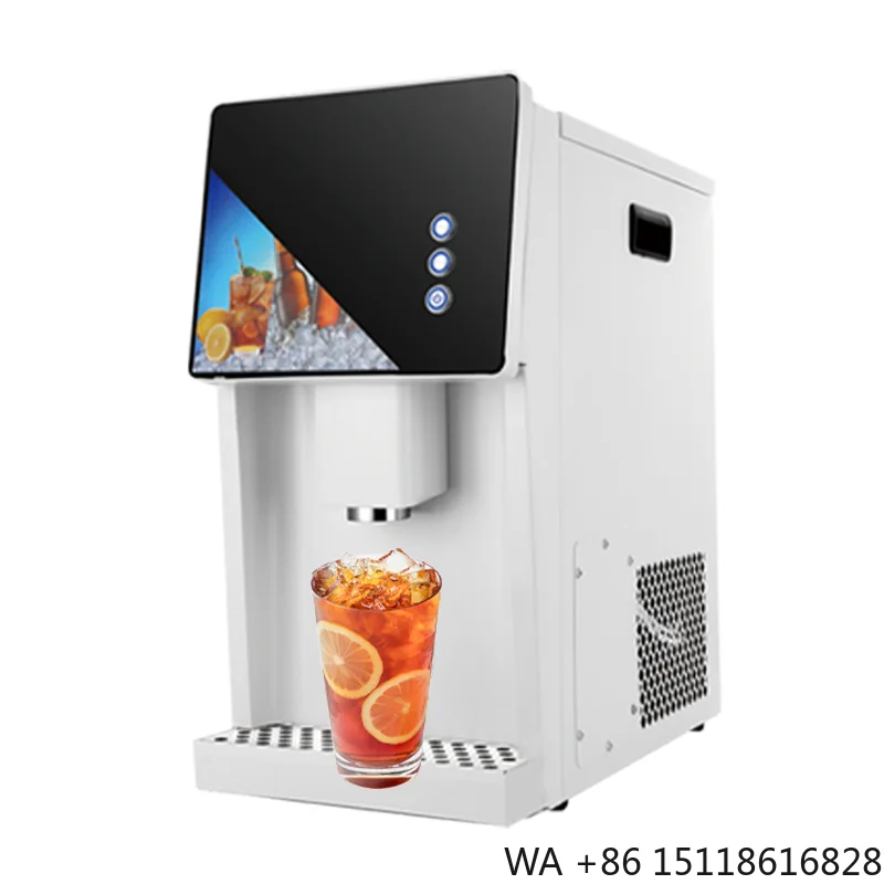 50kg/24H Ice Cube Maker Business Home Commercial Use Ice Machine 220v Nugget Ice Machine