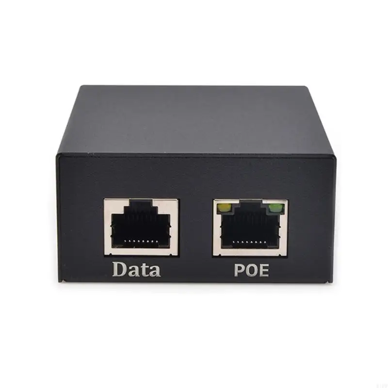 E1PF POE сепаратор 12V 5A Металлический корпус POE Splitter RJ45 10/100/1000 Мбит/с эффективно