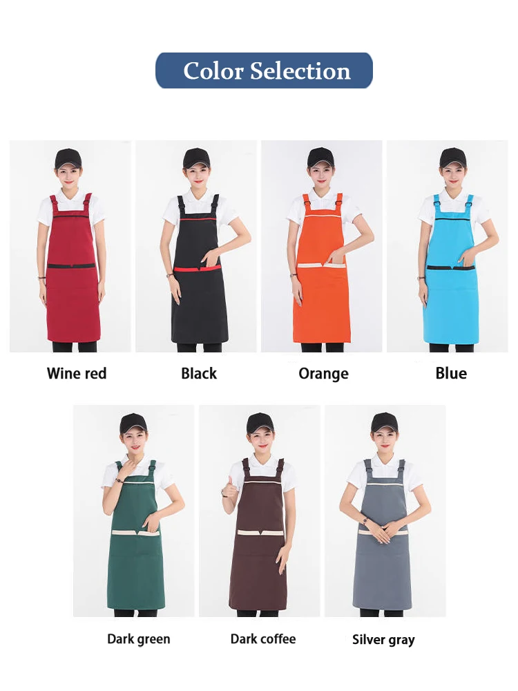 Multi-Functional Waterproof Apron cOVERALL - All-Purpose Protection for Restaurant Hot Pot Bubble Tea Nail Shop & Supermarket
