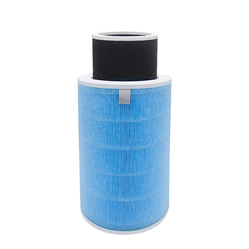 With chip Activated Carbon Filter For Xiaomi H13 Hepa PM2.5 Xiaomi Air Purifier Filter For Air Purifier 1/2/3 2S Pro(Blue)