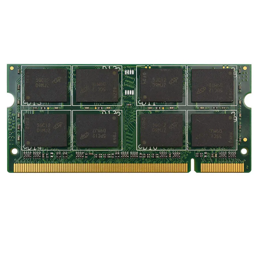 Imagem -03 - Memória Crucial do Caderno para o Computador Sodimm Ddr2 4gb 667mhz 800mhz Ddr2 Pc25300 Pc26400 1.8v 200pin para so Dimm