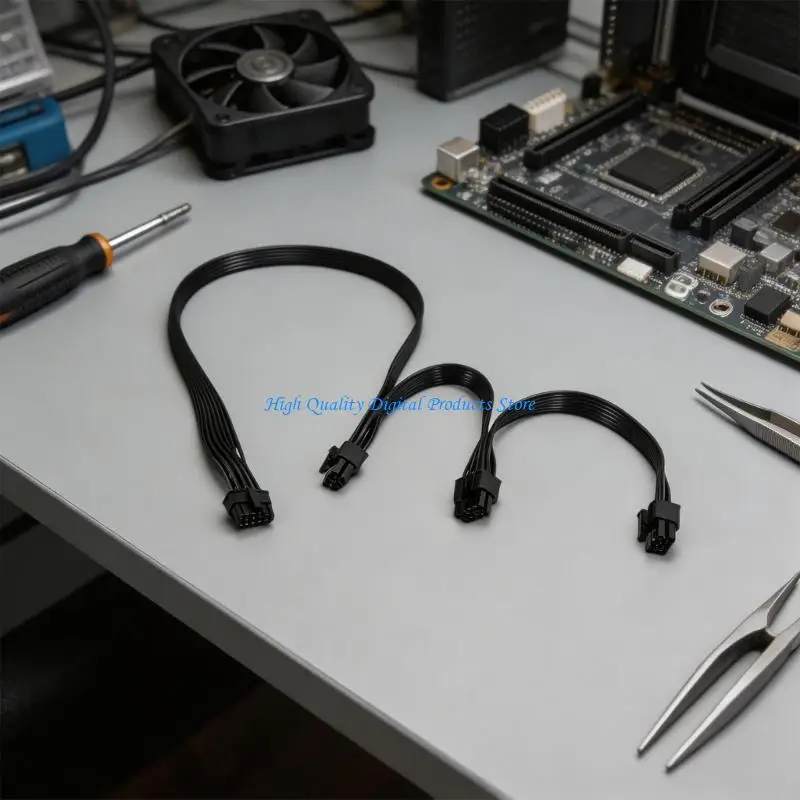 U2JE Premium ABS Copper 12VHPWR To 1/2/3 8Pin PCIe Power Connectors Cable For Desktop Computer