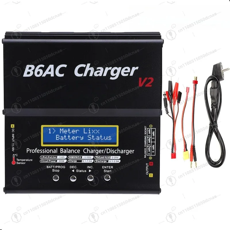

Зарядное устройство B6AC V2 80W 7A Smart Balance для литиевых и NiMH аккумуляторов радиоуправляемых моделей, черное