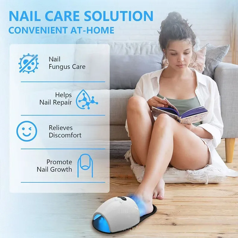 อุปกรณ์ทำความสะอาดเชื้อราที่เล็บสำหรับเล็บเท้าหลายอัน อุปกรณ์รักษาเชื้อราที่เล็บด้วยแสงอินฟราเรด 905 นาโนเมตร ปลอดภัยและเชื่อถือได้