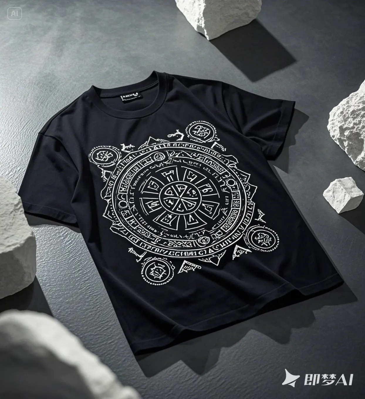 Russian Slavic Amulet Summer Cotton O-Collar Short Sleeve T-shirt