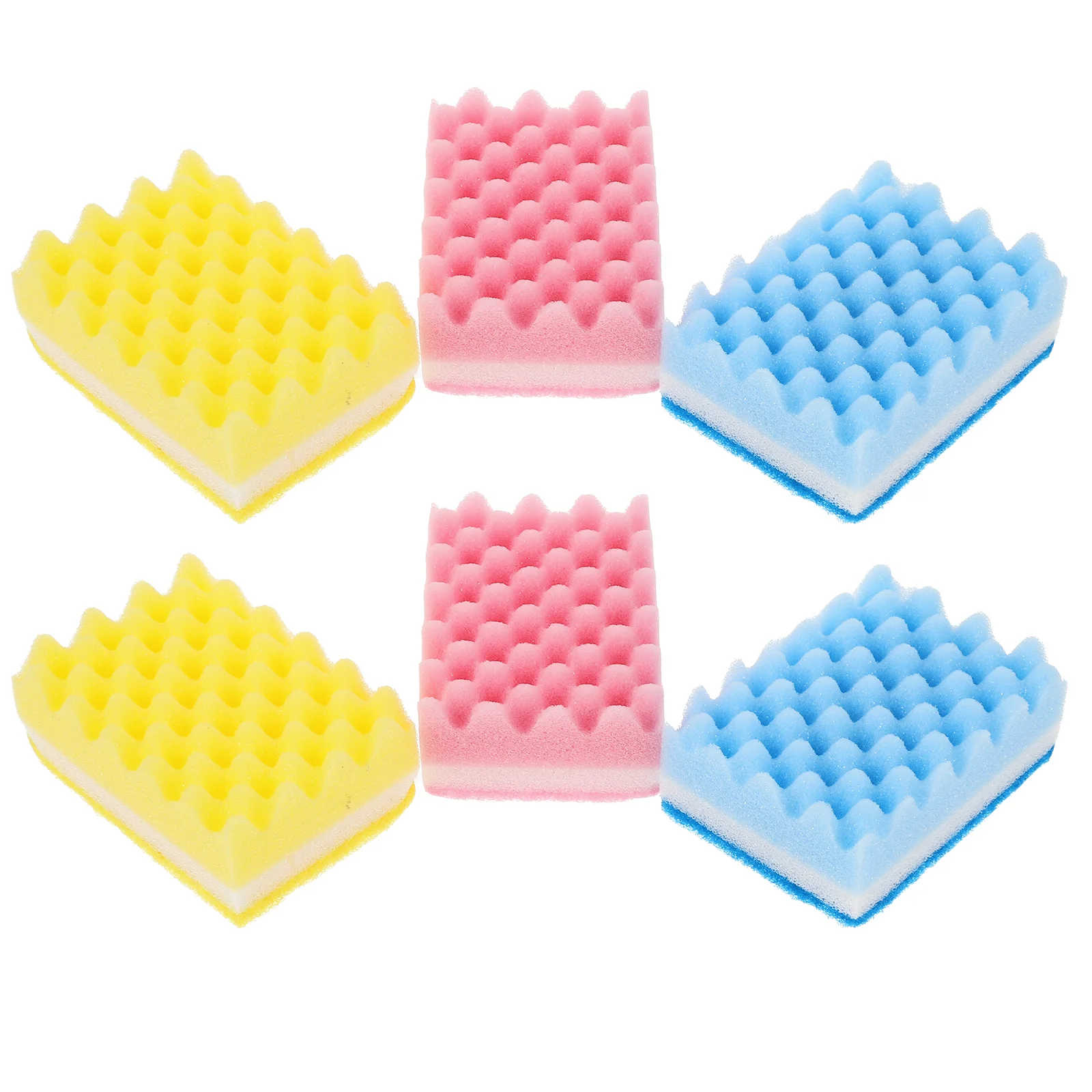 6pcs Heavy Duty Multi-Use Cleaning Sponges Non-Scratch Eraser Sponge Scrubbing Dish Sponges Use for Kitchens Bathroom Car