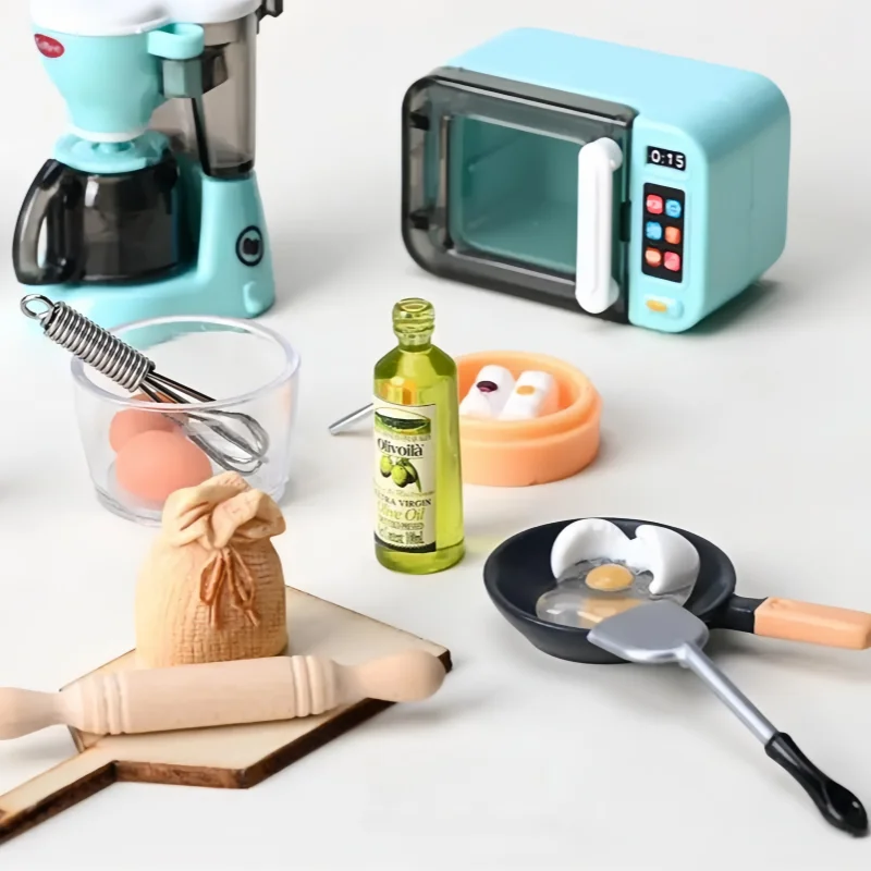 Spot mignon Mini jouets de cuisine Simulation alimentaire appareils pour enfants jouets alimentaires miniatures fournitures de cuisine boîtes aveugles jouets de maison pour filles