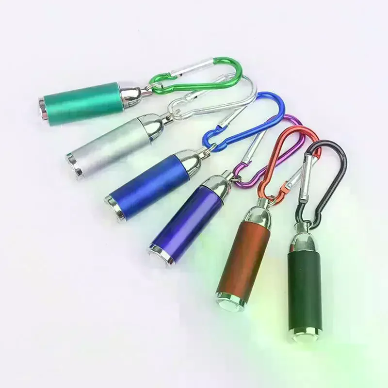 Multi-function Keychain Lamp LED Mini Flashlight Telescopic Strong Light Waterproof Camping Torch For Outdoor Hiking 1Pcs
