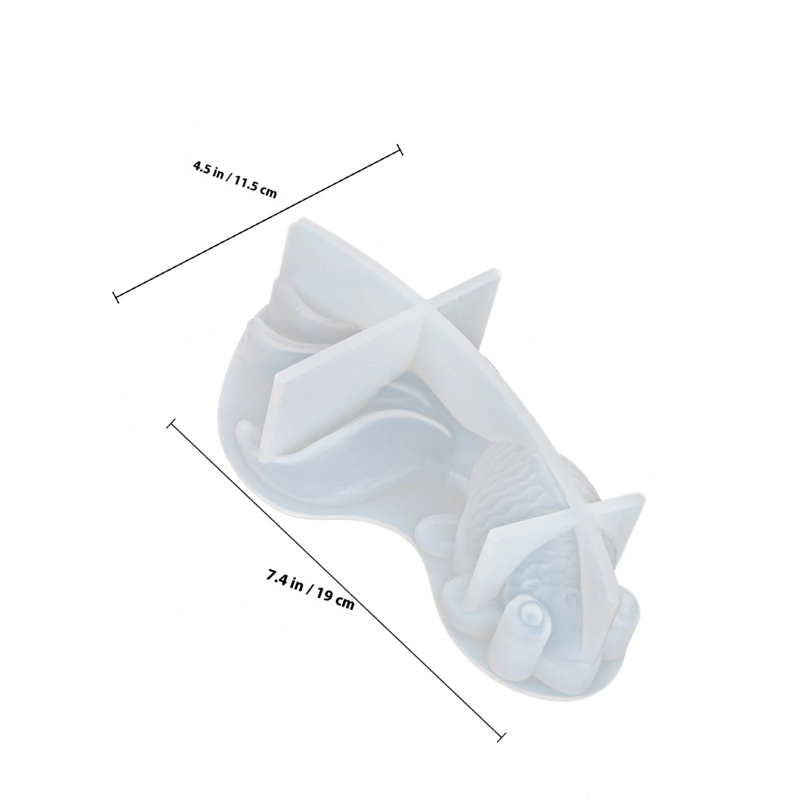 قالب السمك سيليكون راتنج السمكة الذهبية قوالب لراتنجات الايبوكسي الأشعة فوق البنفسجية هدية يدوية الصنع مع تصميم الصباغ المدمج #6