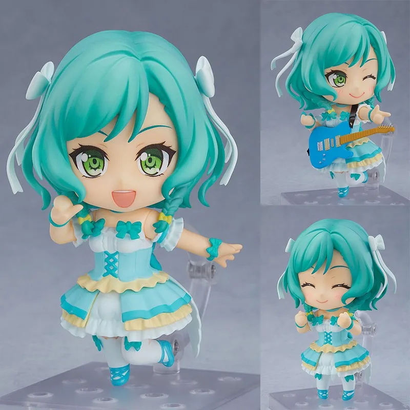 GSC, GoodSmile Originale GSC Clay Man #   1302 BanG Sogno! Girl Band Party Glacier Silk Night Anime Mobile Doll Model Toy Gift