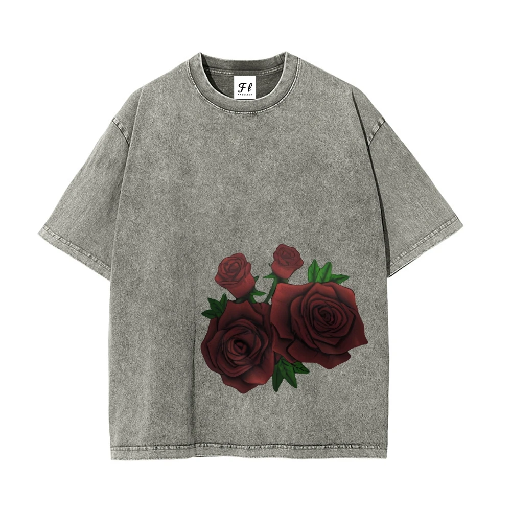 여성 워시드 빈티지 오버사이즈 티셔츠 캐주얼 배기 스트릿웨어 보이프렌드 티 운동복 그래픽 티 Y2k 의류 여성