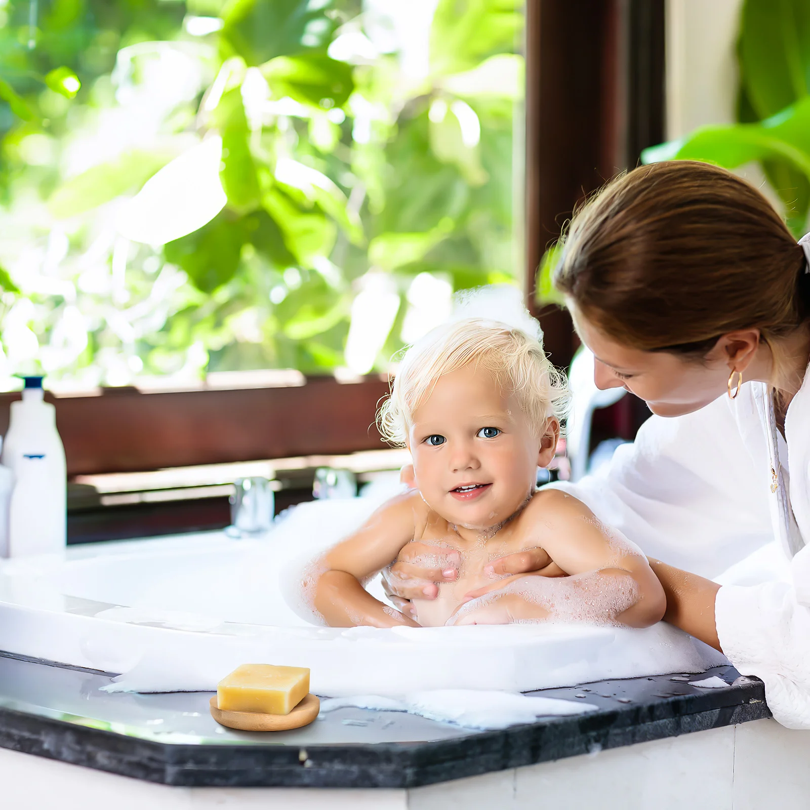 

2Pcs Bamboo Soap Box Eco-Friendly Dish with Better Draining Design for Bathroom Kitchen Bamboo Soap Dish