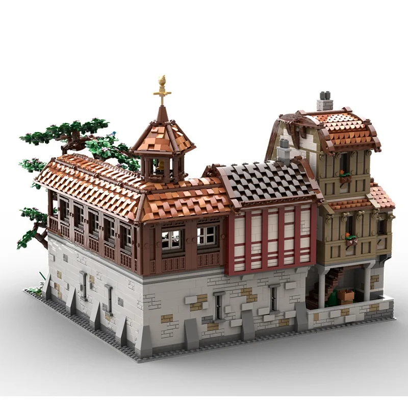 7301 قطعة MOC سوق المزارعين وحدات نموذج اللبنات لعبة العمارة لتقوم بها بنفسك هدية الكريسماس التعليم الإبداعي الطوب الاطفال #4