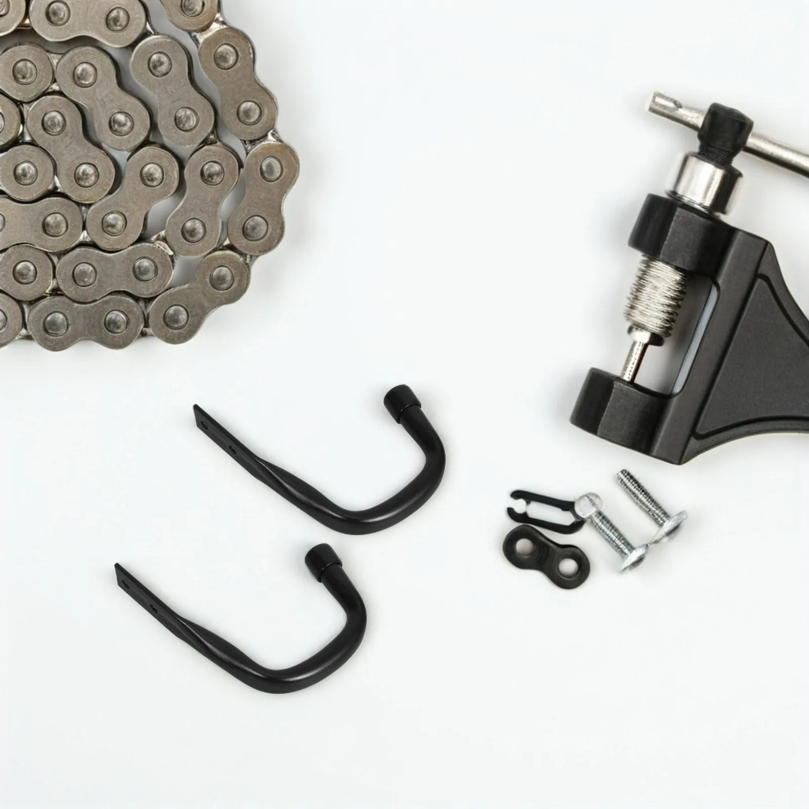 6Pcs Heavy Duty Wall Mounted Garage Hooks Versatile Bike Rack Tool Organizer Wall Storage Hooks for Garage Parking Lot Bike Shop