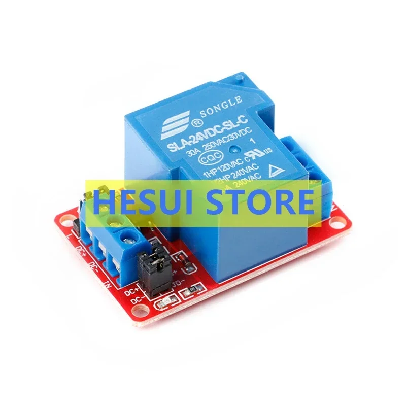 5V/12V/24V relay module 1 30A with optical coupling isolation supports high and low level triggering high power