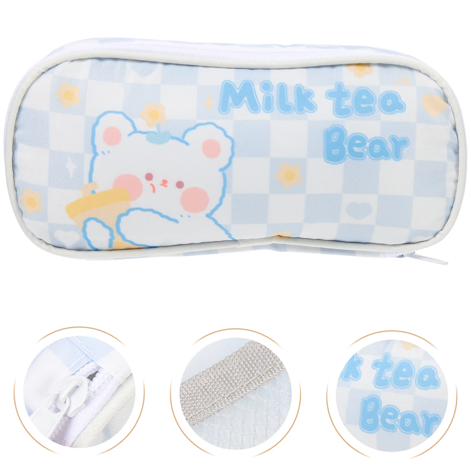 Convenient Pencil Bag Large Stationery Organizer Adorable Holder for Pens Coins Rulers Glue Graduation Gift Students