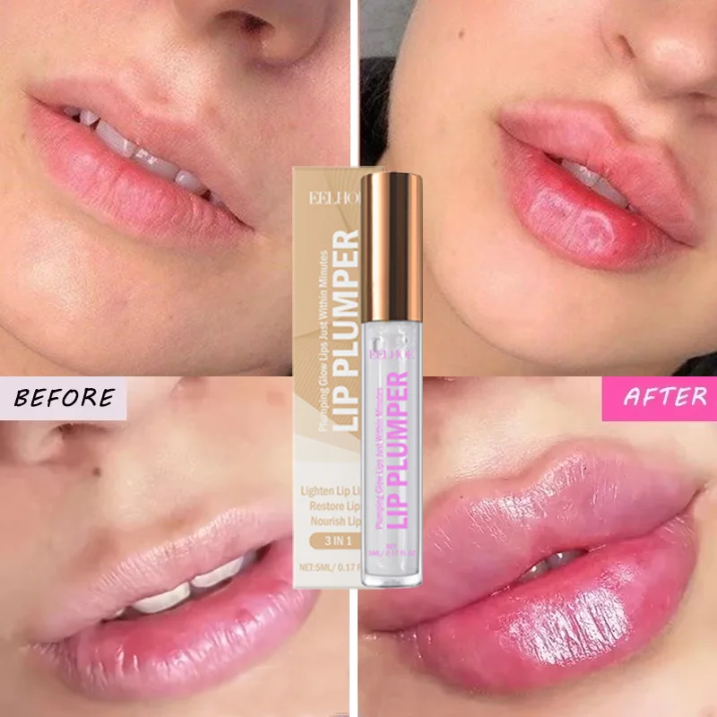 Instant Volumising Lip Plumper Serum Extreme Enhancer Lip Gloss Oil Increase Elasticity Moisturizing Nourish Lip Care Cosmetics