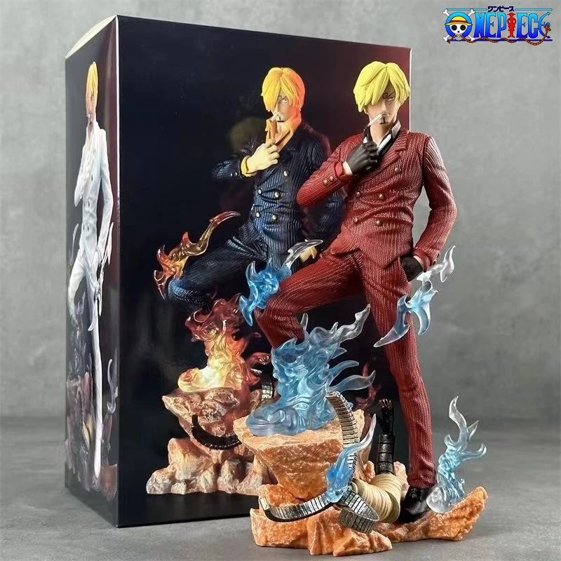 

Аниме One Piece Vinsmoke Sanji фигурка сменная модель лица 25 см статуя из ПВХ куклы украшение стола Рождественский подарок